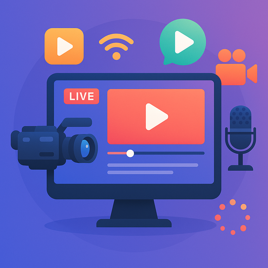 آموزش کامل راهاندازی استریم ویدئو و پخش زنده حرفهای (صفر تا صد)